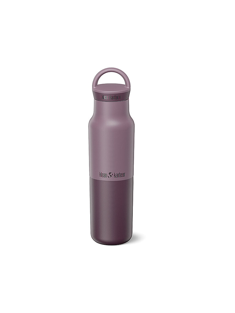 KLEAN KANTEEN Trinkflasche Edelstahl Isolierflasche Rise Classic 592ml Arch Loop Cap lila